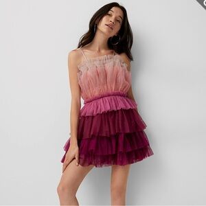 NWT Simons Ruffle Mini Dress